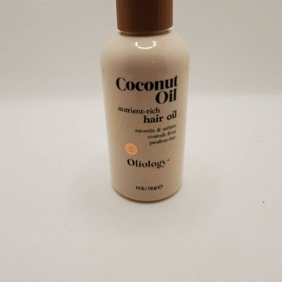 Oliology Coconut Hair 4oz  Controls Frizz Meds Split Ends Nutrient Rich Bottle - Picture 1 of 6